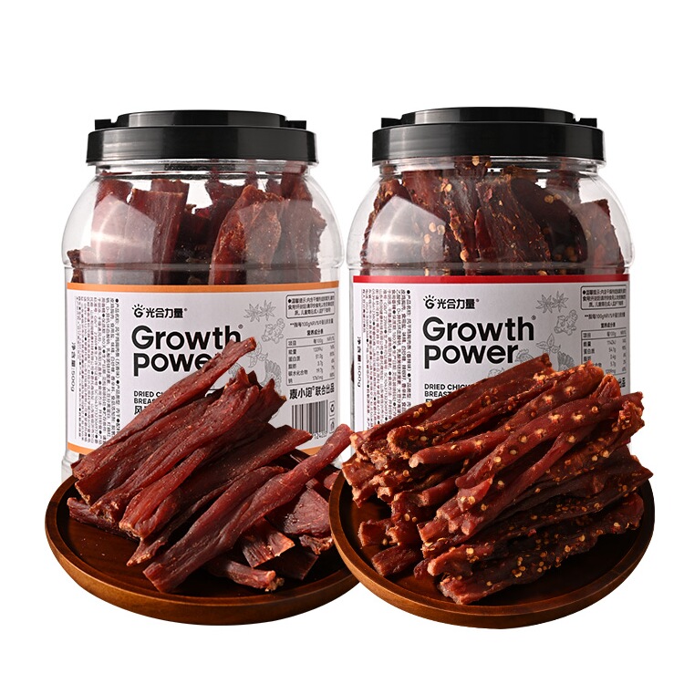 鸡肉干风干鸡胸肉条小钢筋人吃0减低脂卡健身高蛋白耐嚼解馋零食