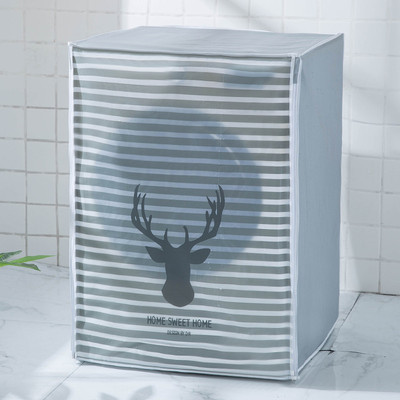 滚筒洗衣机罩防水防晒盖布套子全自动适用于海尔松下美的防尘通用