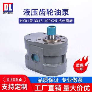 齿轮油泵HY01 25杭州平面磨床M7130 M7132 M7140液压泵B 100X2570