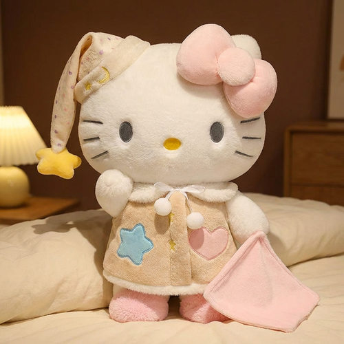 KT猫玩偶毛绒玩具可爱大号凯蒂猫娃娃公仔睡觉抱枕生日礼物送女生