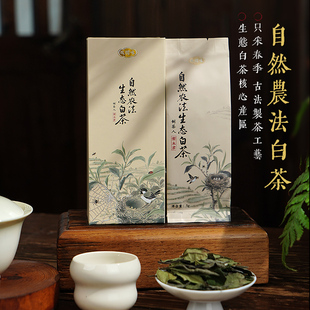 故园味福鼎白茶官方旗舰店自然农发生态寿眉白牡丹白毫银针10g