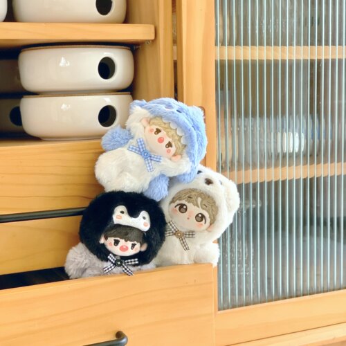 正版卡通10cm棉花娃衣包邮