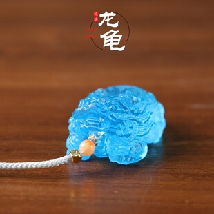 龙龟吊坠琉璃车挂包挂招财利器守业护主车内挂件吞金纳财风水灵宝
