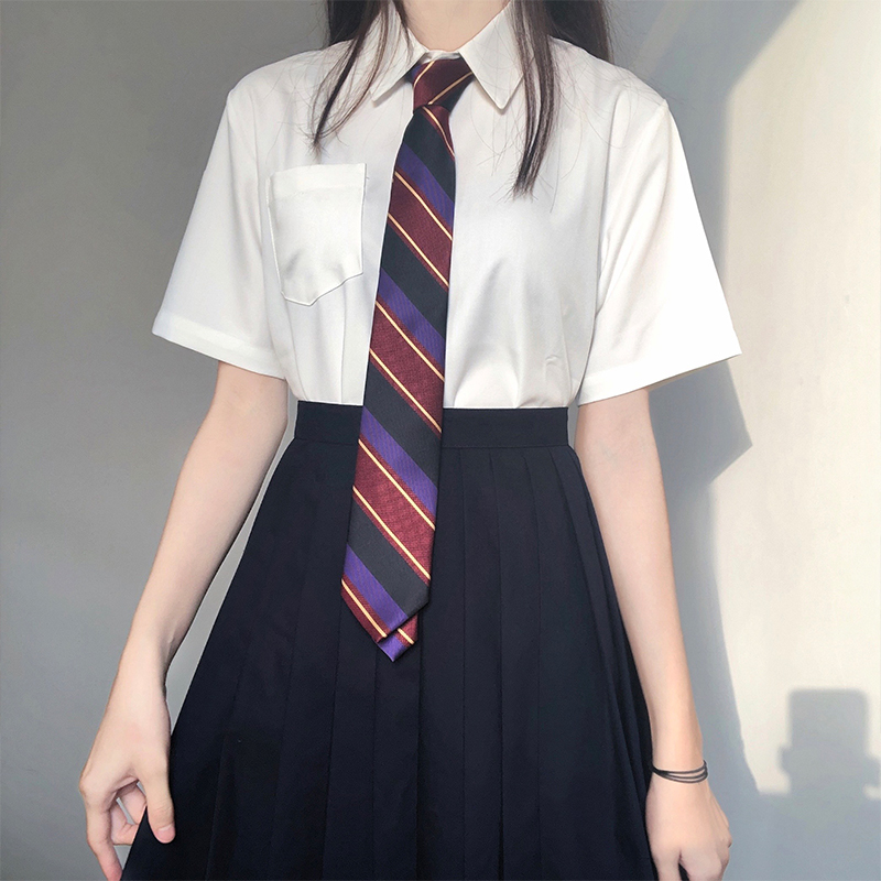 【第比利斯的雨】小紫-原创JK/DK提花领带高级感质感优等学院风