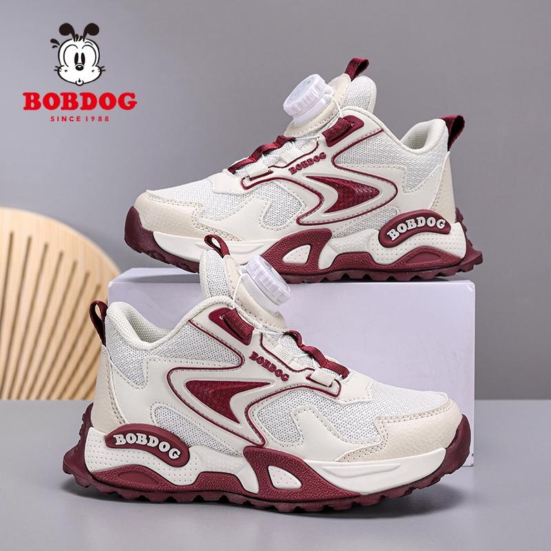 巴布豆女童鞋网面透气儿童运动鞋