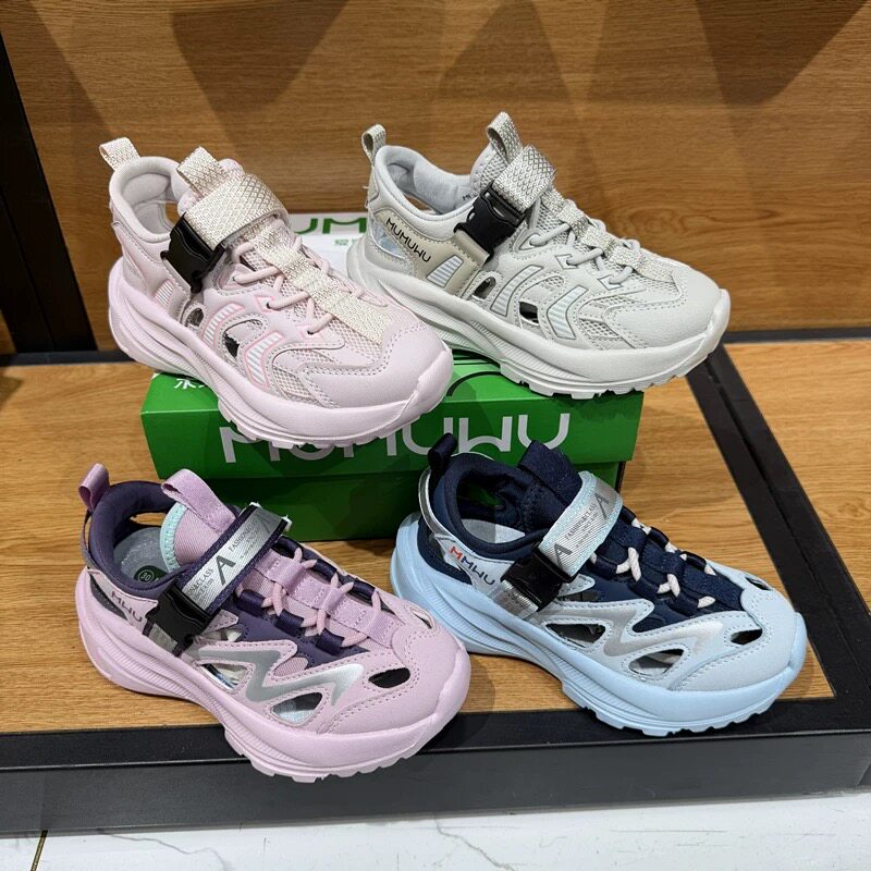 撤柜木木屋儿童单网运动鞋夏季男女童轻便软底防滑透气框子跑步鞋