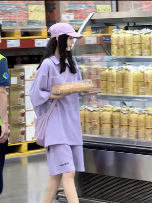 网红OOTD运动服套装女夏季短袖