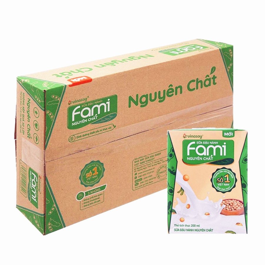 原味盒装豆奶越南豆奶fami进口