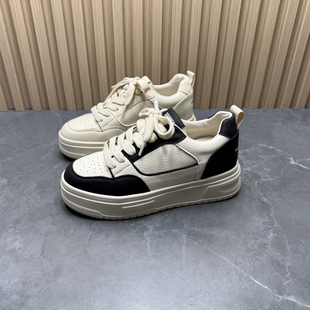 撤柜断码2025春夏季新款时尚休闲鞋内增高小白鞋板鞋饼干鞋女鞋