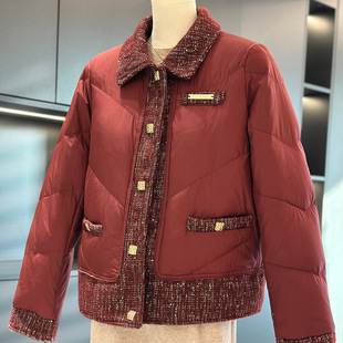 时尚小香风妈妈装棉服外套女冬季新款上衣气质棉衣中老年加厚棉袄