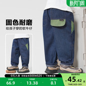 子春季 右欧男童牛仔裤 儿童宝宝1岁3小童长裤 春秋休闲童装 潮 春装