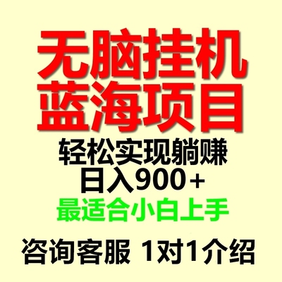 赚钱项目手机电脑挂机全自动量化挂机副业赚钱项目可批量日入200