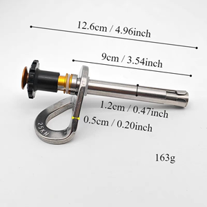 M12x80攀岩可拆卸锚点带304不锈钢岩钉挂片高空作业安全绳固定器