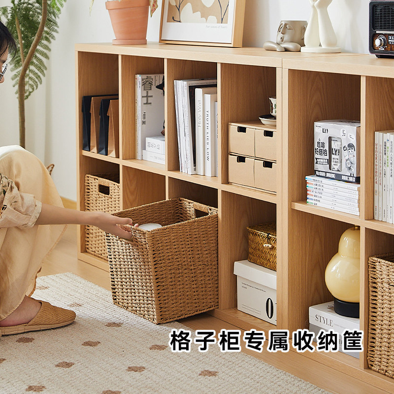 三又木格子柜收纳箱家用收纳盒杂物编织收纳筐卧室衣物杂物储物箱,收纳整理,其他收纳盒,淘宝优惠券,粉丝福利购,淘宝优惠卷