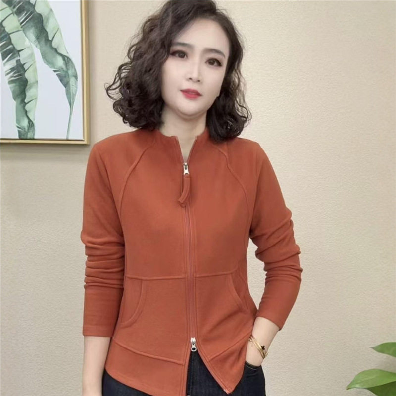 2025秋冬新款一体绒短款外套女妈妈时尚休闲立领百搭拉链开衫上衣,女装/女士精品,短外套,淘宝优惠券,粉丝福利购,淘宝优惠卷