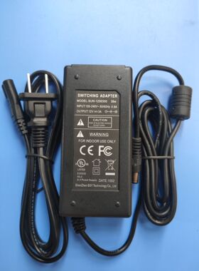 原装SOY索源12V3A电源适配器SUN-1200300 36W电源供应器