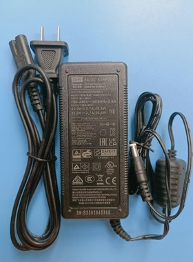 原装GVE冠宇达22V2.7A电源适配器GM60-220270-D电源供应器59.4W