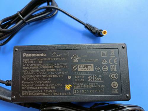 原装松下充电器电源摄像机12V3A