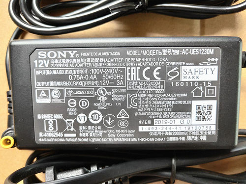 索尼SONY12V3A电源适配器