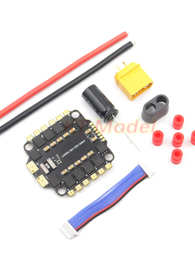 LANRC 45A 4合1 BLHeli_S DSHOT600 2-6S四合一无刷电调30.5MM