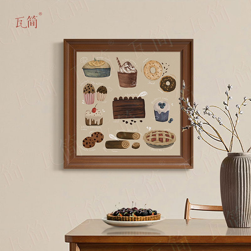 瓦简原创《蜜语》餐厅装饰画