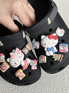 Crocs洞洞鞋配饰夏季女款鞋花