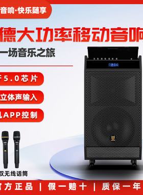 贝德音响智领BD-H1985移动音响大功率音箱套装双话筒k歌