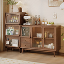 红林日记实木餐边柜靠墙一体斗柜书柜茶水收纳置物储物柜沙发边柜
