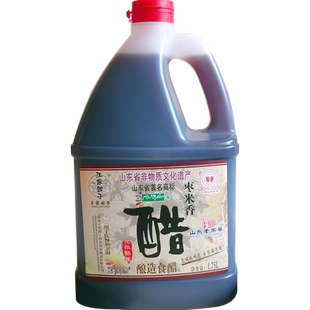 山东老字号特产 王家园子枣米香醋1.75L粮食酿造醋金丝小枣小米醋