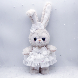 新款白色星黛露霓裳羽衣系列毛绒玩具公仔骨架款露露公主裙史黛拉