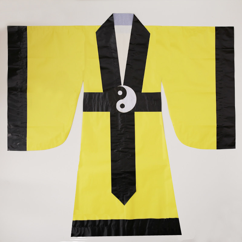 大袖大版道袍纸衣服仙家佛祖纸衣服仙衣太极长袍纸炮仙龙袍85厘米