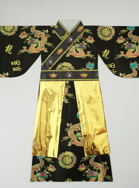 龙袍仙家纸衣服龙王爷仙衣龙五爷仙袍纸袍神仙衣金边手工定做精品