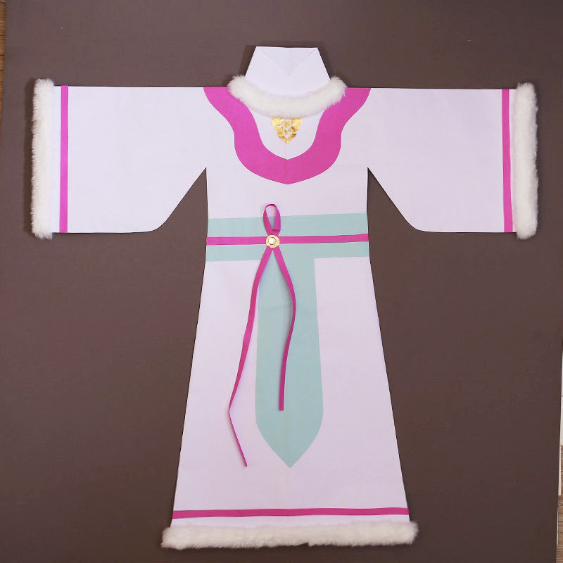 女寒衣常服绒绒边纯色寒衣款