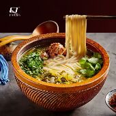 中式 复古风牛肉粉碗商用拉面汤碗专用老日式 面馆餐厅米线特色餐具