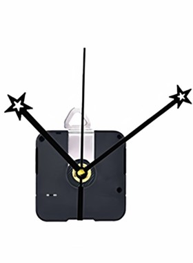 跨境现货静音钟表机芯简约DIY挂钟配件工艺壁钟卡通彩针手工组装