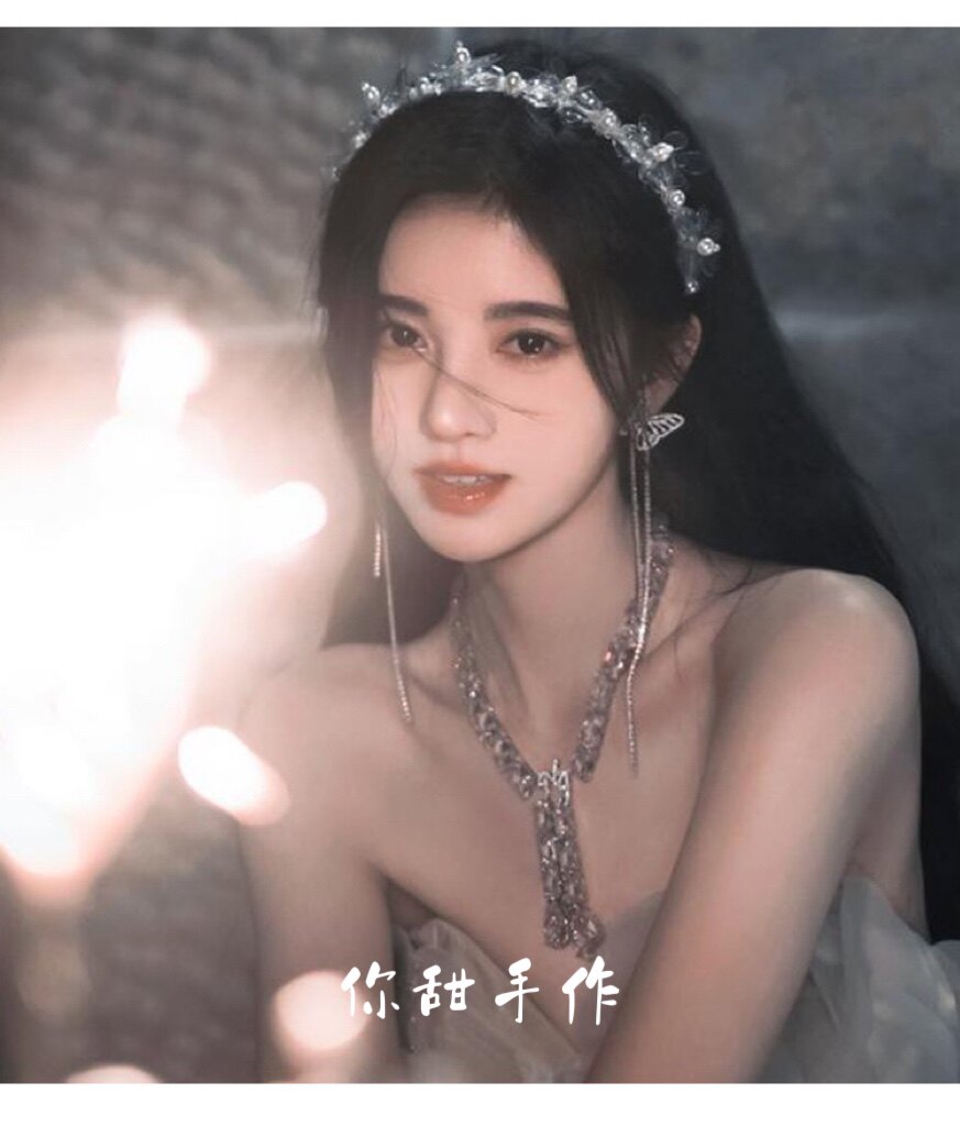 鞠婧祎同款蝴蝶耳饰轻奢高级感超仙流苏耳环长款耳坠气质花朵发箍