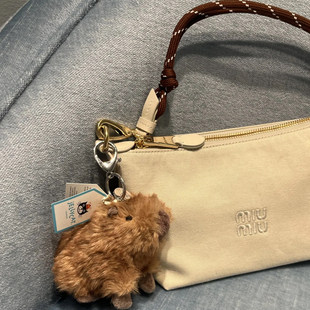 英国Jellycat克莱德水豚包包挂饰西高地茄子小狗小猪云朵挂件礼物