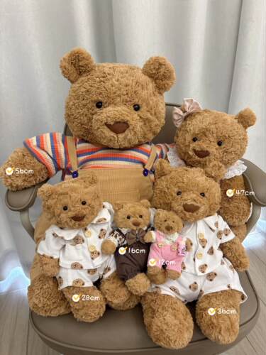 百补Jellycat巴塞罗熊毛绒玩偶