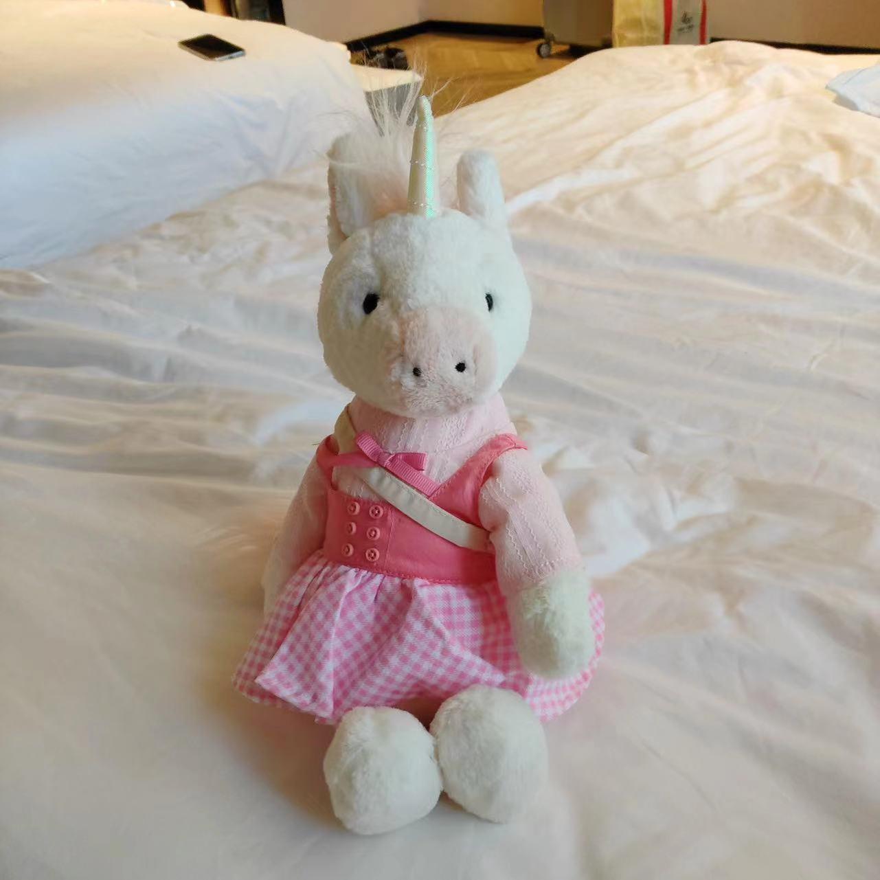 英国JELLYCAT害羞独角兽毛绒玩偶