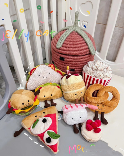 jellycat趣味汉堡披萨墨西哥饼