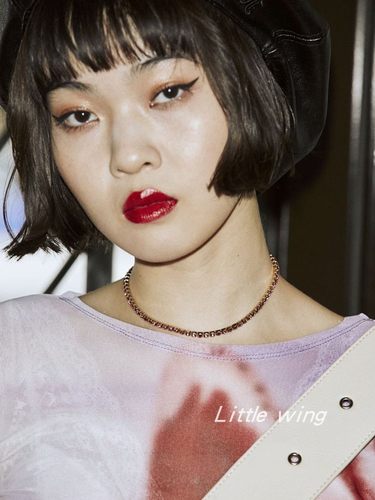 锆石女日韩INS甜酷少女项链