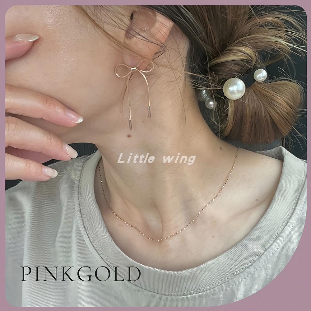 出口日本甜美优雅蝴蝶结耳钉耳环