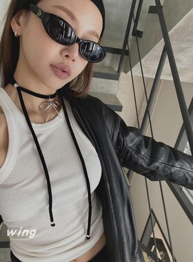 铜女韩国INS时尚个性长款项链