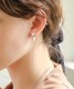 日本日系 镀真金仿珍珠925银针耳钉女 小巧气质 复古 法式