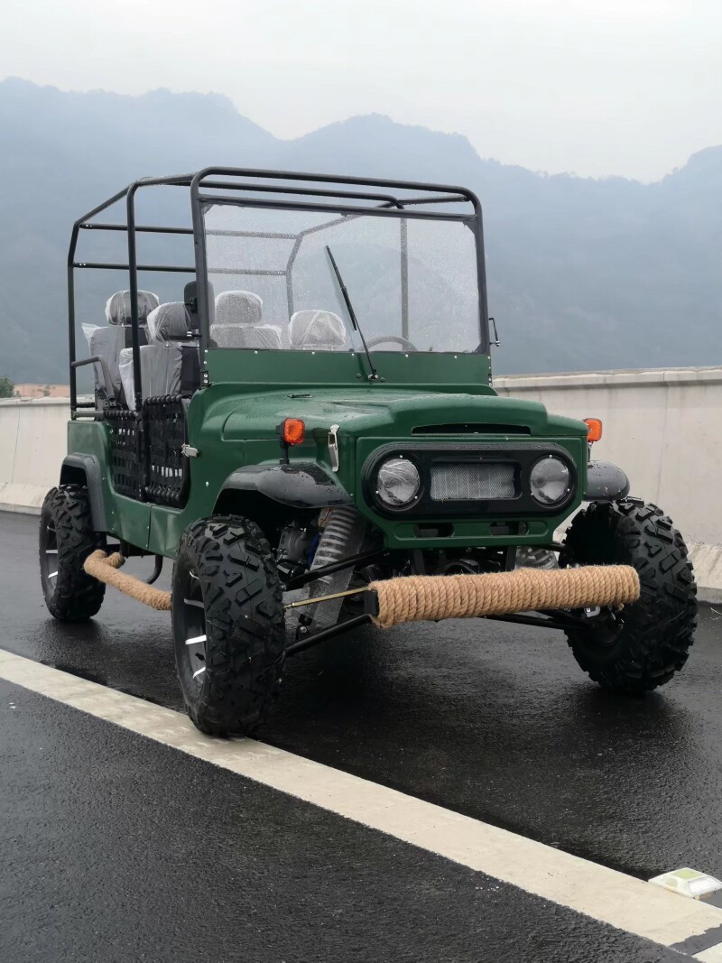 北极天350cc自动挡四驱沙滩车成人四座大型摩托车utv吉普车全地形