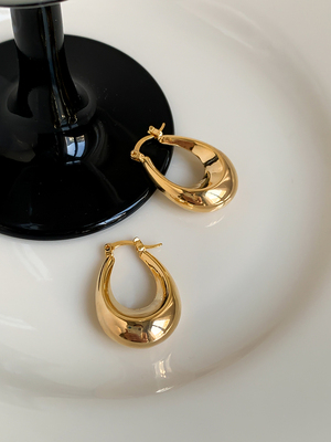 ins冷淡风金属女个性耳环