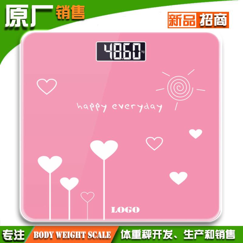 新款新款时尚家用电子体重秤人体礼品秤热卖款英文健康称