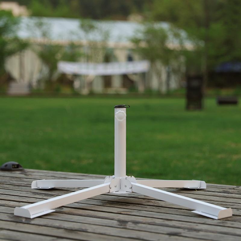 户外沙滩太阳伞广告伞地座四脚三脚支架可折叠/便携伞架十字伞座