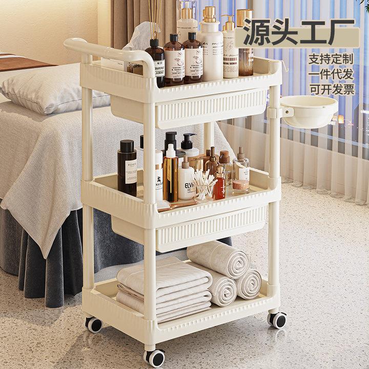 美容院仪器手推车护理工具专用小推车多功能移动美甲美睫置物架