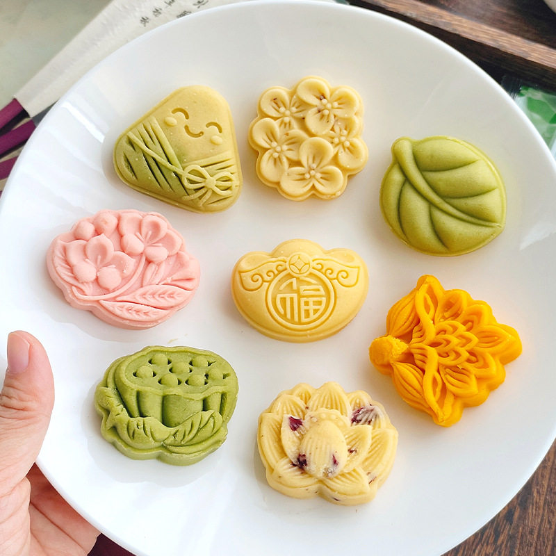 荷塘雅韵绿豆糕传统糕点零食小吃手工茶点点心团购绿豆冰糕端午节